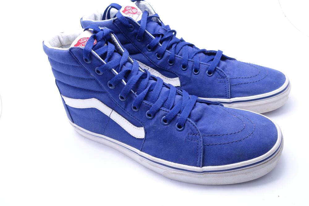 Vans Los Angeles Dodgers Shoes Mens 12 Blue MLB Baseball Hi Top Skateboard